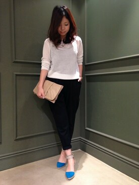 望月さん（レディース・158cm）の春コーディネート