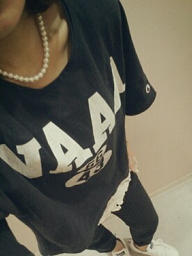 「レースタンク」｜yuka♡さん（レディース・156cm）の春コーディネート