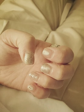 「アイテム（スキンケア、シルバー系）」を使った、yuka♡さん（レディース・156cm）の夏コーディネート