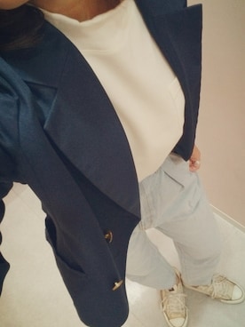 「CELINE」｜「アイテム（スウェット）」を使った、yuka♡さん（レディース・156cm）の冬コーディネート