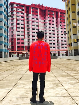 「streetsnap」｜「アイテム（ブーツ）」を使った、dylanationさん（メンズ・170cm）の秋コーディネート