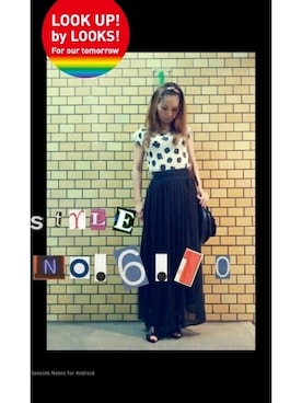 「mercuryLUX（マーキュリーリュクス）のアイテム」を使った、♡meicai♡さんの夏コーディネート