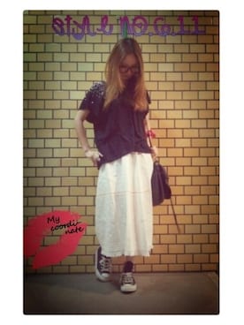 「mercuryLUX（マーキュリーリュクス）のアイテム」を使った、♡meicai♡さんの夏コーディネート