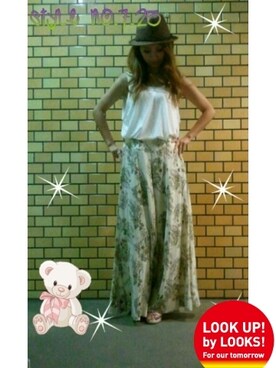 「mercuryLUX（マーキュリーリュクス）のアイテム」を使った、♡meicai♡さんの夏コーディネート
