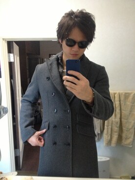 Atelier Sab Men アトリエサブ のトレンチコートを使ったメンズ人気ファッションコーディネート Wear