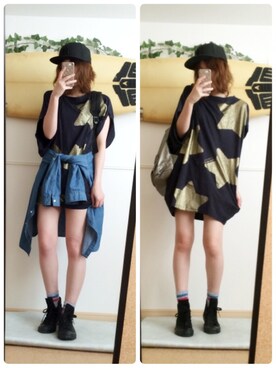 miiさん（レディース・161cm）の夏コーディネート