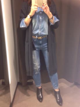 「chico_（チコ）のアイテム（アナログ腕時計）」を使った、yukaさん（レディース・159cm）の秋コーディネート