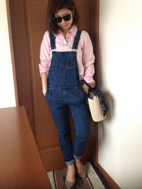 「ニコちゃん」｜「アイテム（その他）」を使った、yukaさん（レディース・160cm）の春コーディネート