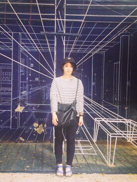 韓鹿さんのコーディネート