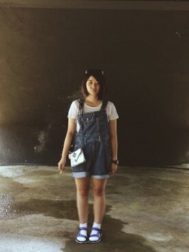 韓鹿さんのコーディネート