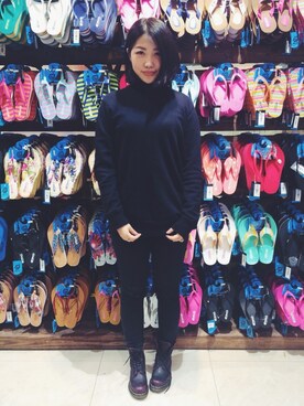 韓鹿さんのコーディネート