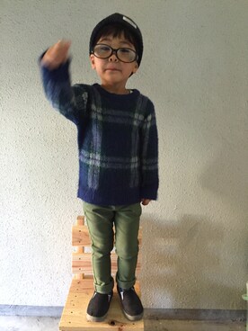 s&mさん（キッズ・100cm）の秋コーディネート