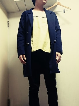 「BEAMS（ビームス）のアイテム（トレンチコート）」を使った、えぬまさん（メンズ・178cm）の春コーディネート