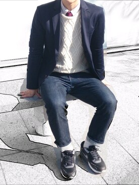 おしんさん(メンズ・170cm)の春コーディネート