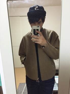 「JOHN LAWRENCE SULLIVAN（ジョンローレンスサリバン）のアイテム（ブルゾン）」を使った、toruさん（メンズ・167cm）の秋コーディネート
