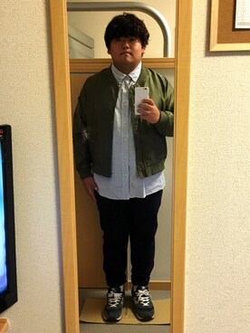 「Avail（アベイル）のアイテム（ブルゾン）」を使った、よっしーさん（メンズ・169cm）の春コーディネート