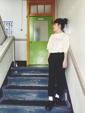 「WEEKDAY（ウィークデイ）のアイテム」を使った、yuiさん（レディース・154cm）の春コーディネート