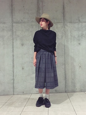 「GEORGE COX（ジョージコックス）のアイテム」を使った、yuiさん（レディース・154cm）の夏コーディネート