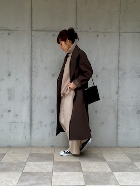「Steven Alan（スティーブンアラン）のアイテム（その他アウター）」を使った、yuiさん（レディース・154cm）の冬コーディネート