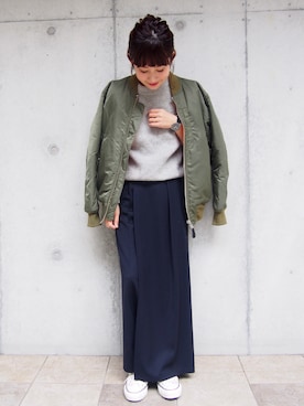 「EN ROUTE（アンルート）のアイテム」を使った、yuiさん（レディース・154cm）の冬コーディネート