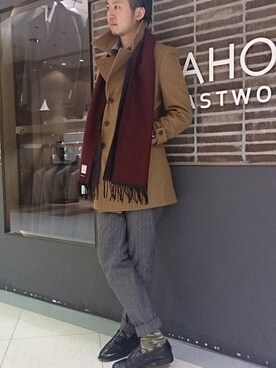 okamuraさん（メンズ・178cm）の冬コーディネート