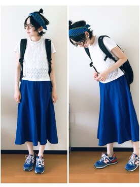 ベストを使った 青いスカート の人気ファッションコーディネート Wear ベストを使った 青いスカート の人気ファッションコーディネート Wear