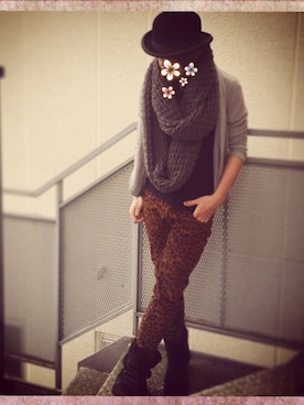 「空ku（クウ）のアイテム」を使った、メルヴィン星空さん（メンズ・167cm）の春コーディネート