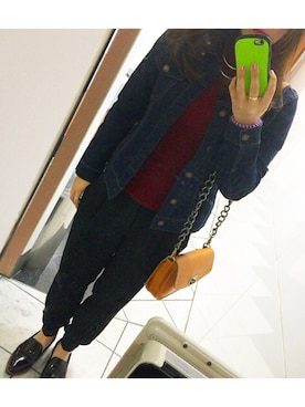 「Jayro（ジャイロ）のアイテム（バッグ）」を使った、☺︎❤︎さん（レディース・158cm）の冬コーディネート