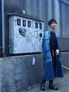 「TAKEO KIKUCHI（タケオキクチ）のアイテム（その他）」を使った、Koya   Watanabe さん（メンズ・182cm）の春コーディネート