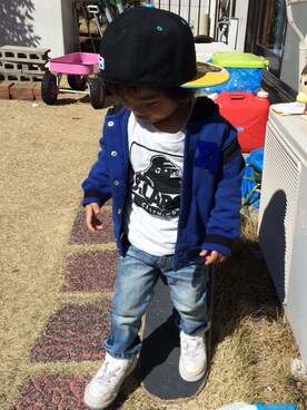 ♡M♡さん（キッズ・100cm）の冬コーディネート