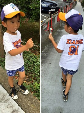 ♡M♡さん（キッズ・100cm）の夏コーディネート