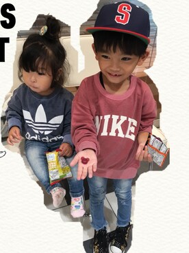 ♡M♡さん（キッズ・100cm）の秋コーディネート