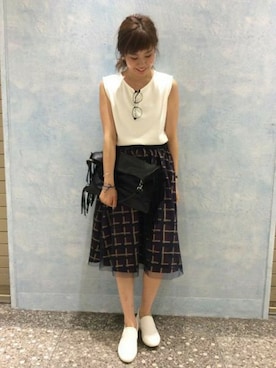 minamiさん（レディース・158cm）の夏コーディネート