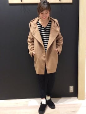 minamiさん（レディース・158cm）の冬コーディネート