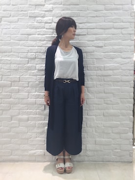 「a.v.v（アーヴェヴェ）のアイテム」を使った、romiさん（レディース・150cm）の夏コーディネート