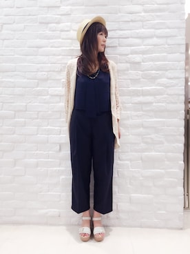 「ボウタイ」｜romiさん（レディース・150cm）の夏コーディネート