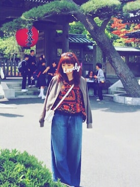 「999.9（フォーナインズ）のアイテム」を使った、romiさん（レディース・151cm）の春コーディネート