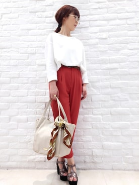パンツを使った Olさん風 の人気ファッションコーディネート Wear