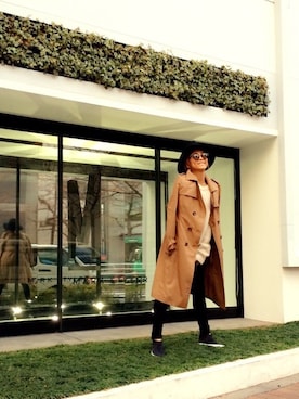 今井華さん（レディース・165cm）の冬コーディネート