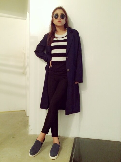 今井華 Floveのコートを使ったコーディネート Wear