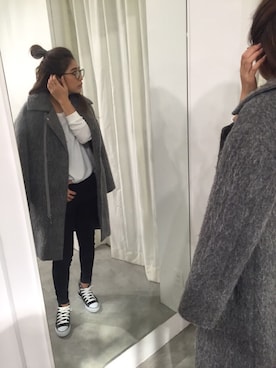 今井華さん（レディース・165cm）の冬コーディネート