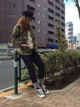 今井華さん（レディース・165cm）の冬コーディネート