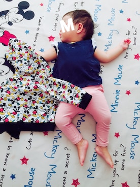 「lemoir（レモール）のアイテム」を使った、まうたんさん（キッズ・70cm）の秋コーディネート