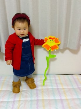 acoricoさん（キッズ・70cm）の冬コーディネート