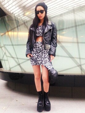 望月美和さん（レディース・165cm）の春コーディネート