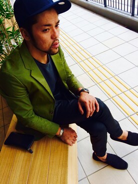 鶴 栄治さん（メンズ・177cm）の秋コーディネート