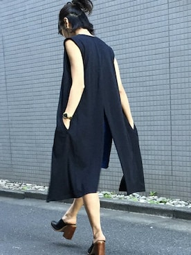 「Settimissimo（セッティミッシモ）のアイテム（トップス）」を使った、Yumiさん（レディース・156cm）の夏コーディネート