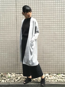 「Settimissimo（セッティミッシモ）のアイテム（トップス）」を使った、Yumiさん（レディース・156cm）の秋コーディネート