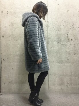 「Settimissimo（セッティミッシモ）のアイテム（その他アウター）」を使った、Yumiさん（レディース・156cm）の秋コーディネート
