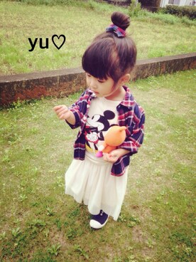 「おめかしコーデ」｜yuzu_haさん（キッズ・90cm）の春コーディネート